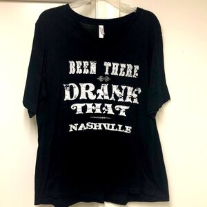 Bella brand been there drink that Nashville T-shirt and black two XL, some wear